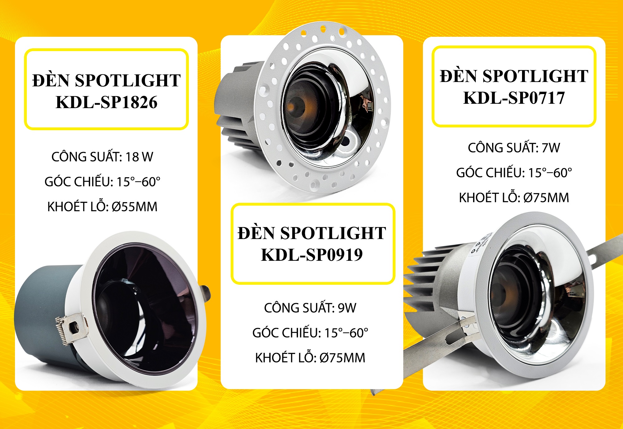 chóa đèn spotlight 8