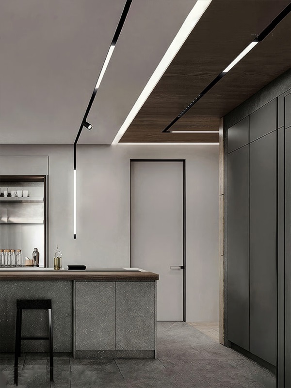 đèn ray nam châm âm trần 3