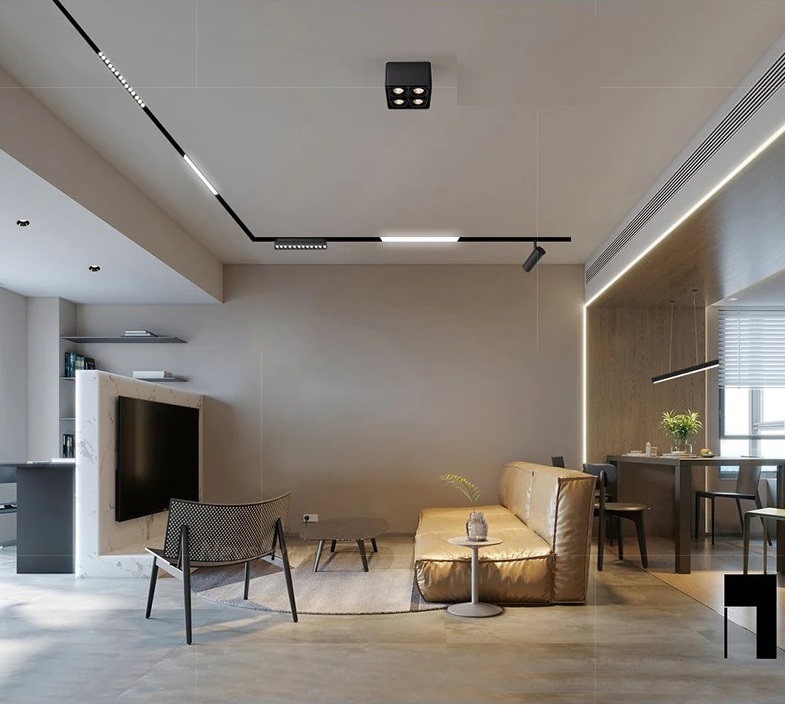 đèn ray nam châm chiếu điểm 7