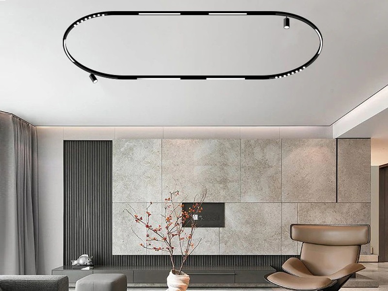 đèn ray nam châm cong 3