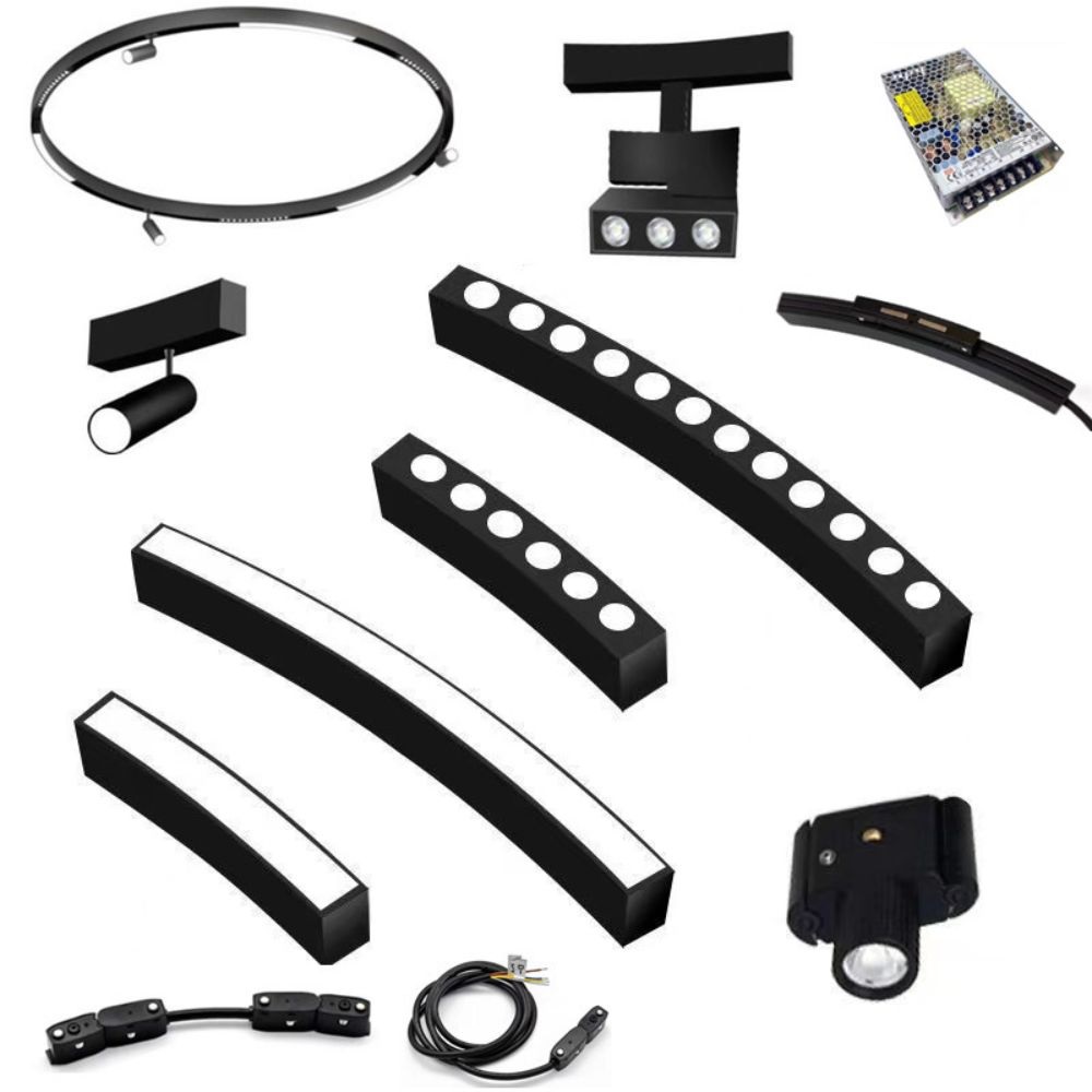 đèn ray nam châm cong 5