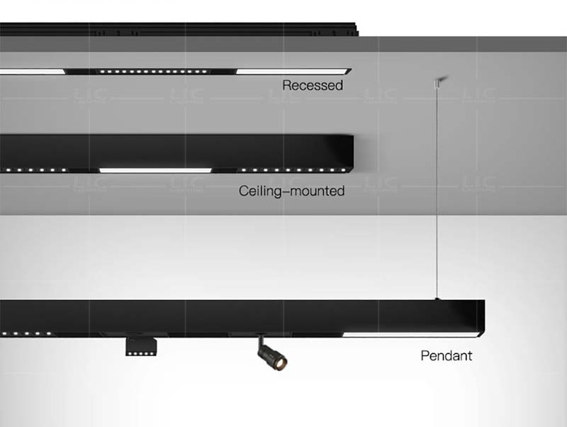 chiều dài đèn ray nam châm 1