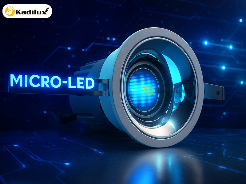 Công nghệ Micro-LED đại diện cho tương lai của đèn spotlight với hiệu suất vượt trội