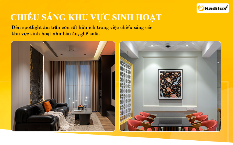 Kích thước đèn spotlight âm trần 5