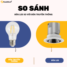 10 ưu điểm vượt trội của đèn led so với đèn truyền thống