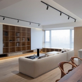 Hướng dẫn cách bố trí đèn ray nam châm phòng khách sang trọng, hiện đại