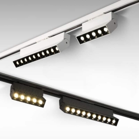 Đèn gập ray nam châm là gì? Cấu tạo, đặc điểm nổi bật và tính ứng dụng trong chiếu sáng