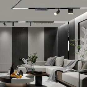 Đèn ray nam châm âm tường là gì? Ưu điểm nổi bật và ứng dụng của đèn ray nam châm âm tường