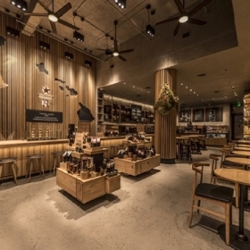 Đèn Ray Nam Châm Cho Quán Cafe Phong Cách Tối Giản – Giải Pháp Chiếu Sáng Hiện Đại Và Tinh Tế
