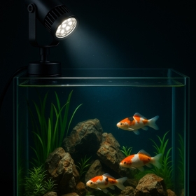Đèn spotlight bể cá – bí quyết chọn ánh sáng hoàn hảo cho hồ cá cảnh đẹp lung linh
