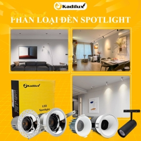 Phân Loại Đèn Spotlight Âm Trần, Gắn Nổi, Ray: Hướng Dẫn Chi Tiết Và Ứng Dụng Mới Nhất 2025