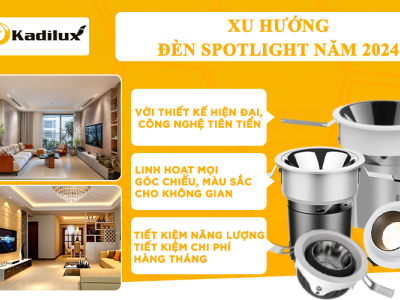 Xu hướng đèn Spotlight âm trần năm 2024: Thiết kế hiện đại